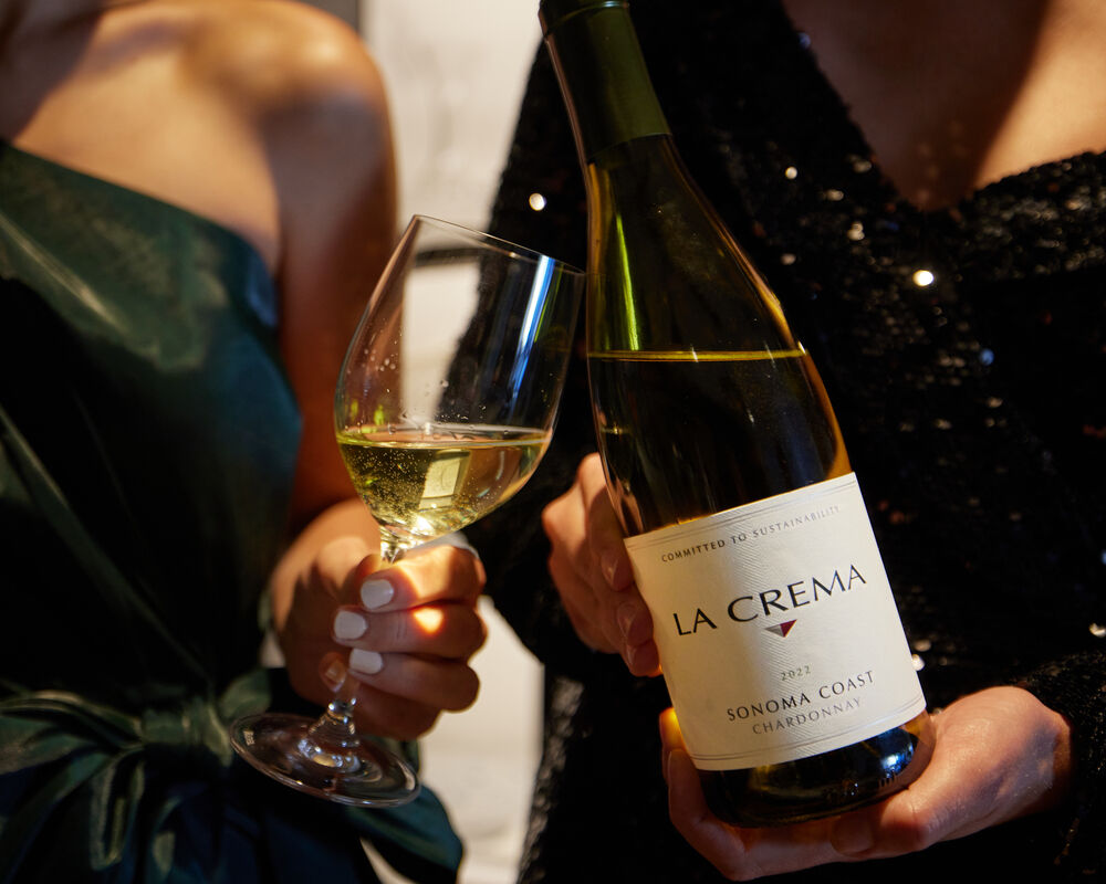 Cheers with La Crema Chardonnay